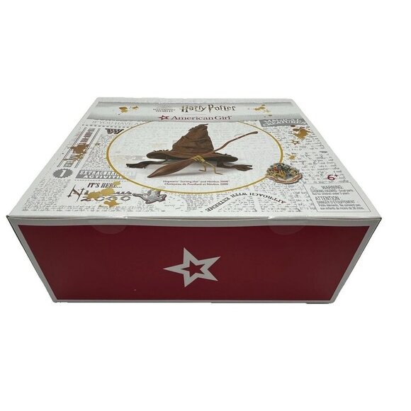 NIB NRFB AMERICAN GIRL Harry Potter Hogwarts Sorting Hat & Nimbus 2000 Sealed - Picture 5 of 9